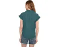 Royal Robbins Рубашка Oasis Short Sleeve с вышивкой цветочным принтом