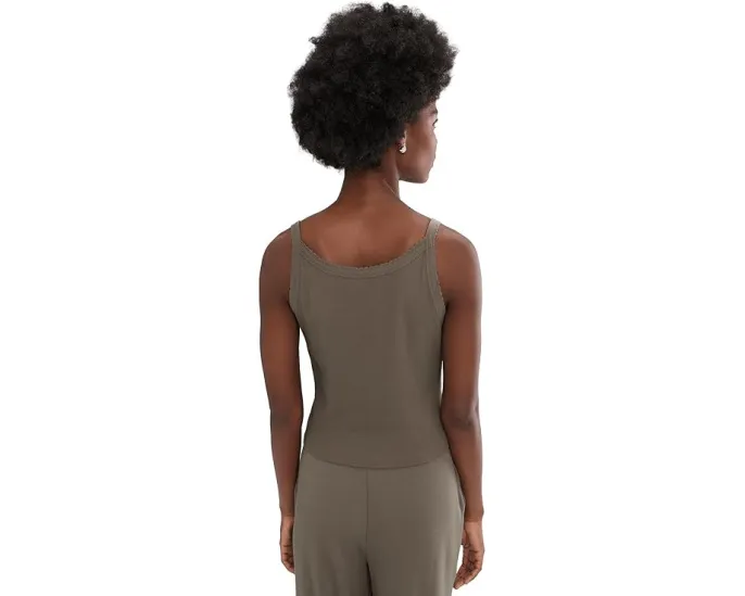 Майка Dream Rib Cami с рельефной резинкой и вырезом лодочкой от PACT