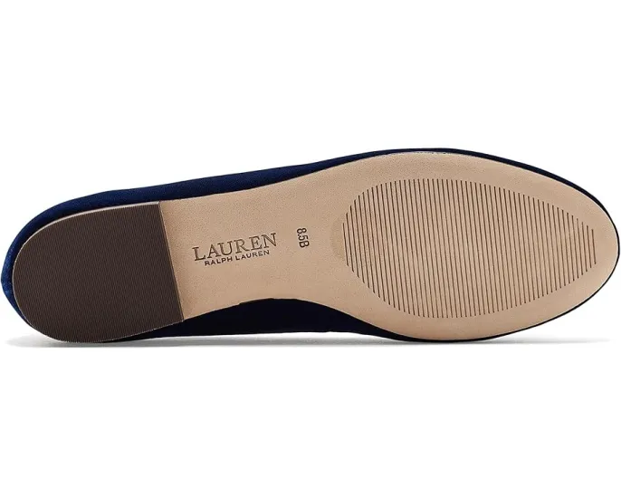 Балетки Jayna III Velvet из велюра Lauren Ralph Lauren