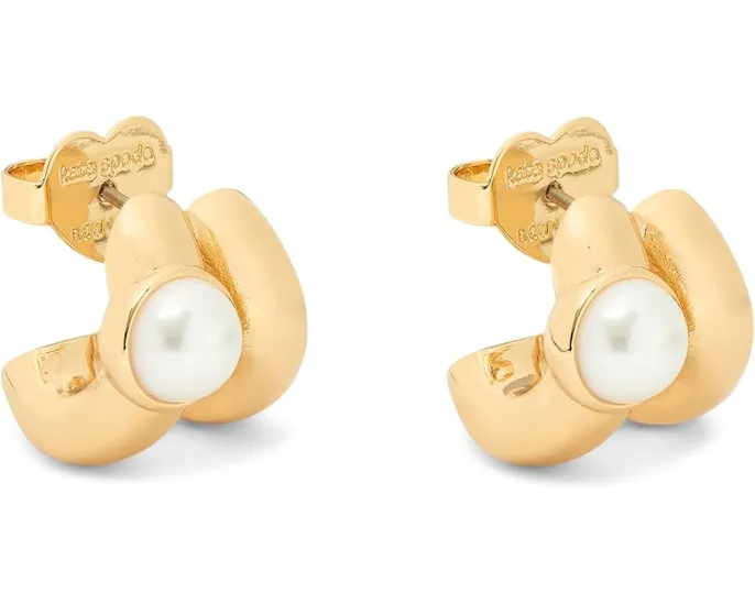 Серьги-конго Kate Spade New York Spade Flower Huggies