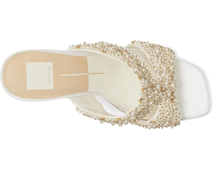 Босоножки Gitel на тонком каблуке с вырезами по бокам и эластичными вставками Dolce Vita