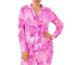 Lilly Pulitzer пижамная блуза с длинным рукавом и пуговицами