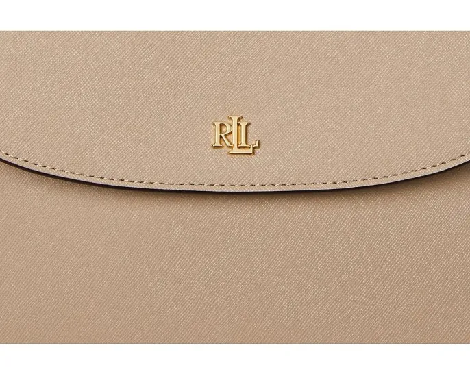Кросс-боди сумка средняя Schylar из кожи с тиснением Lauren Ralph Lauren