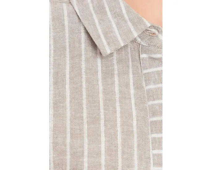 Рубашка Petite Lurex Linen Resort от NIC+ZOE с блестящими нитями