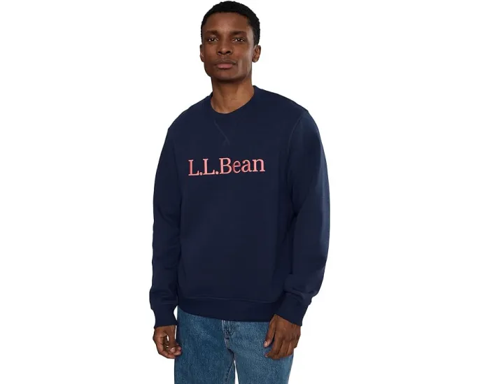 Базовый свитшот с логотипом Essential Logo Crewneck от L.L.Bean