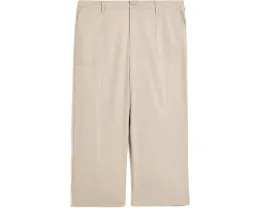NYDJ Plus Wide Leg Cropped Cargo брюки карго укороченные