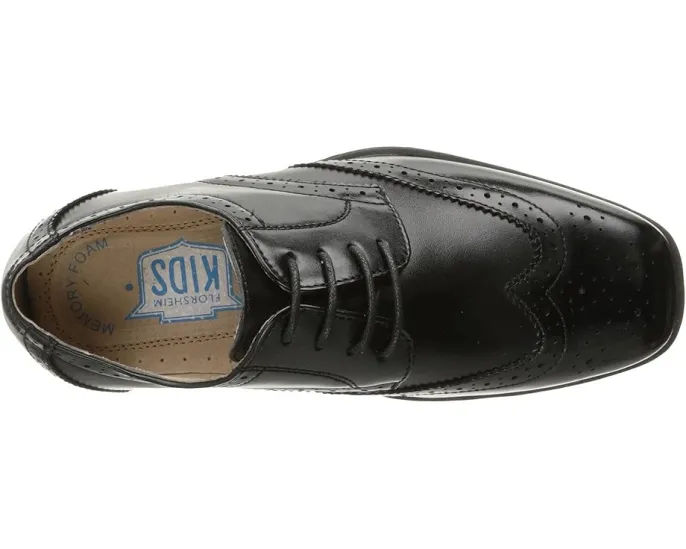 Детские оксфорды Florsheim Reveal Wingtip Jr. с перфорацией и подошвой из резины