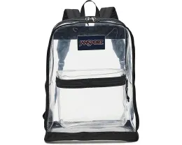 Прозрачный рюкзак JanSport Clear Pack с водонепроницаемым дном