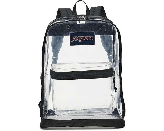 Прозрачный рюкзак JanSport Clear Pack с водонепроницаемым дном