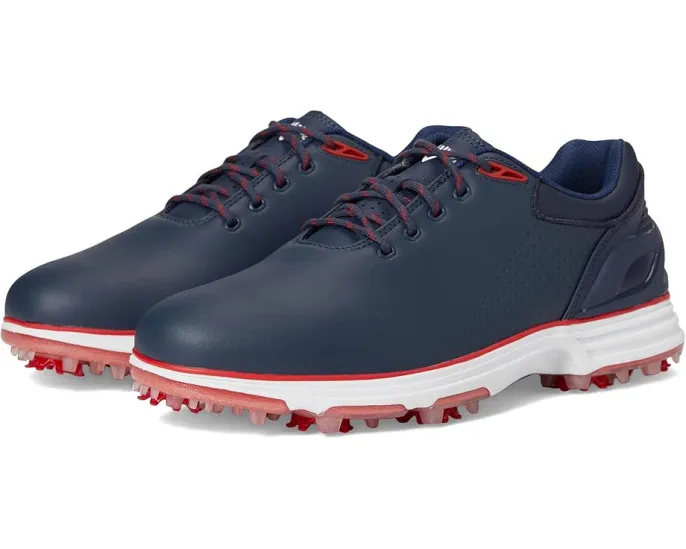 Callaway Newport мужские туфли для гольфа из натуральной кожи с системой шипов FastTwist