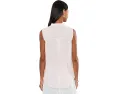 Органическая льняная туника Eileen Fisher с воротником мандарин