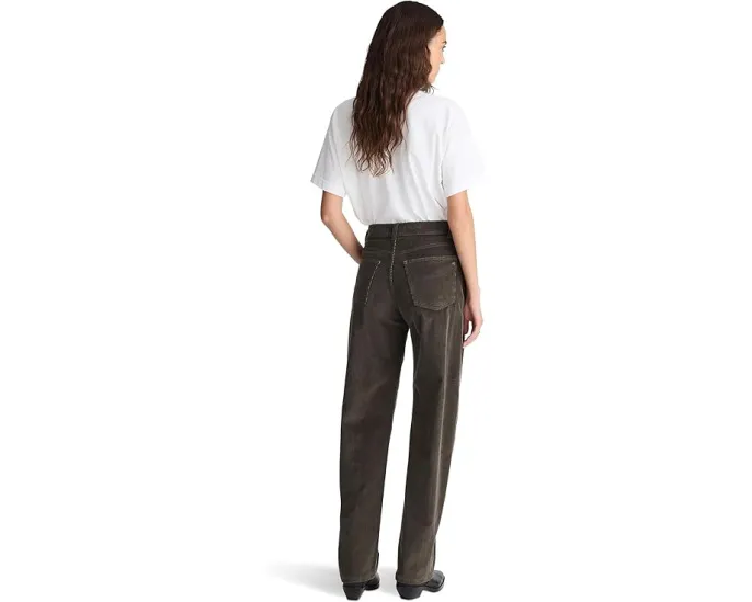 Брюки Madewell Balloon Pant из вельвета с завышенной талией