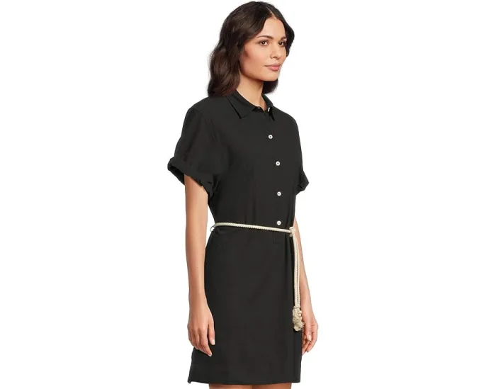 Платье-рубашка Half Placket с коротким рукавом от Lilla P