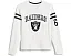 Футболка NFL Las Vegas Raiders с полосатым воротом (Little Kid/Big Kid)