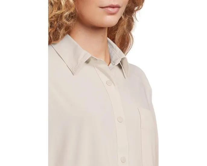 Рубашка Railay Oversized Button Down с защитой UPF 50+ и карманами Prana