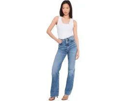 Топ с рюшами и ребристой вязкой Vince Camuto из хлопка и спандекса