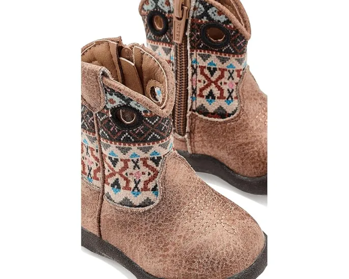 Сапоги Cowbaby Willow Aztec с принтом ацтеков и боковой молнией