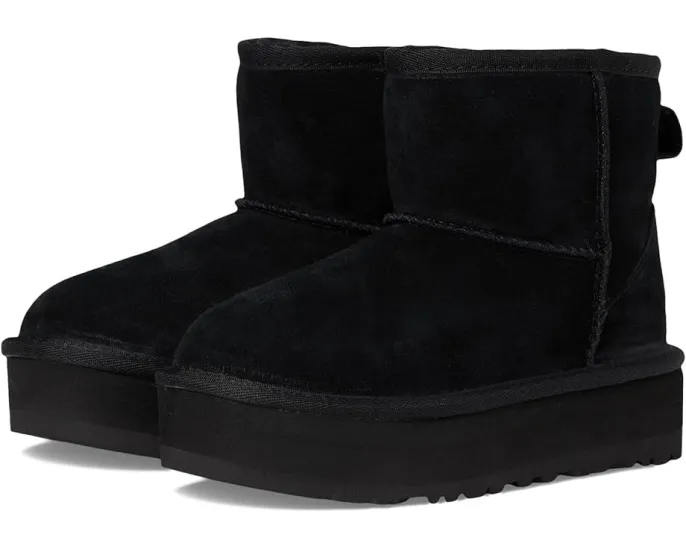 Детские угги UGG Classic Mini Platform с переработанными материалами
