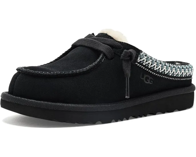 Детские тапочки UGG Kids Tasman Mule с подкладкой UGGplush и подошвой из сахарного тростника
