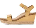 Босоножки Sydney Adjustable Wedge Aetrex на танкетке с кожаным верхом
