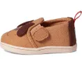 Детские лоферы TOMS Felt Pound Puppy с мордочкой щенка на липучке
