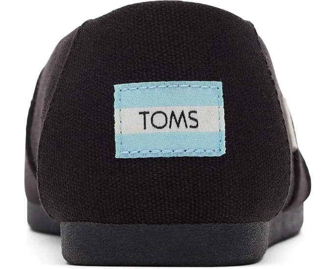 Классические альпаргаты TOMS с текстильным верхом и резиновой подошвой