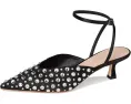 Босоножки Rio Smocked Kitten Heel на низком каблуке с острым носком Loeffler Randall