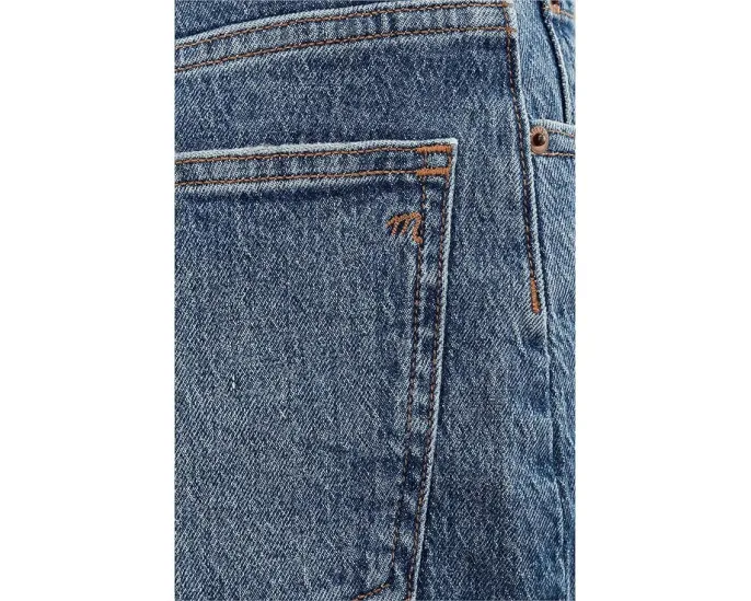 Шорты Madewell Perfect Vintage Mid Length с завышенной талией и пятью карманами