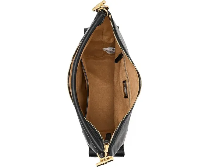 Большая плечевая сумка Lauren Ralph Lauren Blaike из мягкой кожи наппа