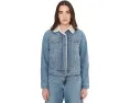 Куртка Levi's Womens Original Sherpa Trucker с леопардовым принтом
