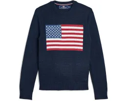Vineyard Vines Детский свитер с американским флагом