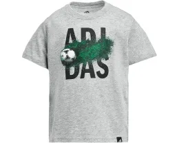 Футболка Soccer Motion Heather для детей adidas с принтом футбольного мяча