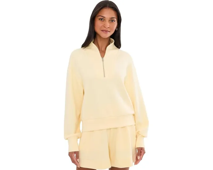 Varley укороченный оверсайз худи Davidson Sweat из ткани DoubleSoft