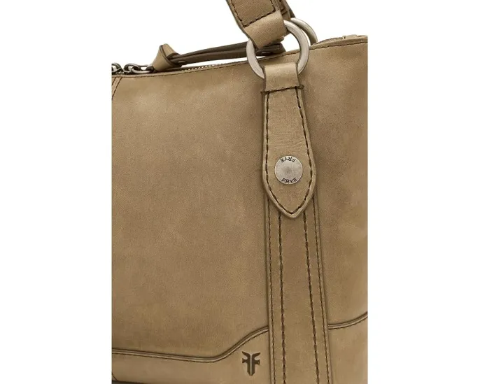 Сумка Frye Melissa Medium Satchel кремово-металлического цвета