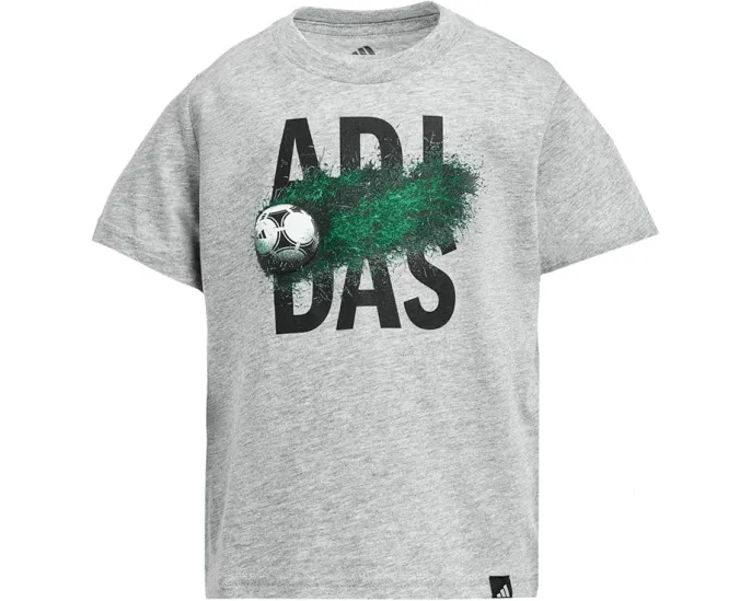 Футболка Soccer Motion Heather для детей adidas с принтом футбольного мяча