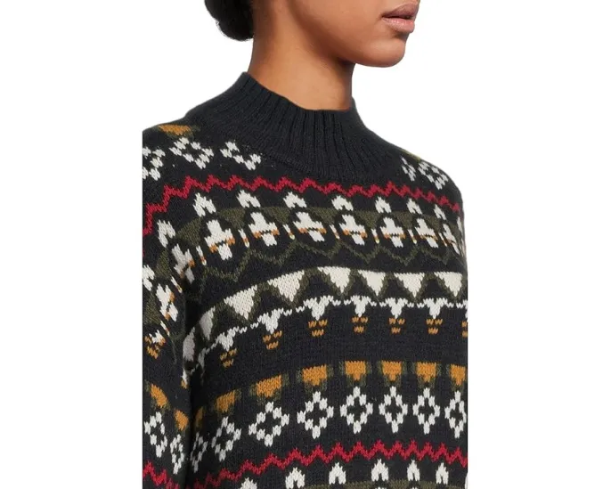 Свитер Barbour Larisa с рисунком fair isle и заниженными плечами