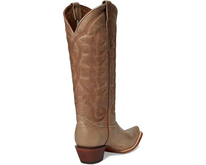 Сапоги Corral L6281 до икры с вышивкой и ковбойским каблуком