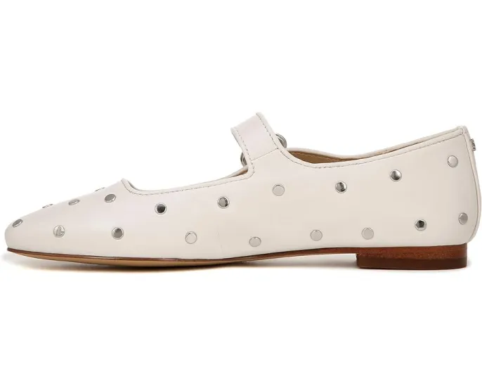 Кожаные балетки Sam Edelman Michaela Stud с квадратным носком и пряжкой