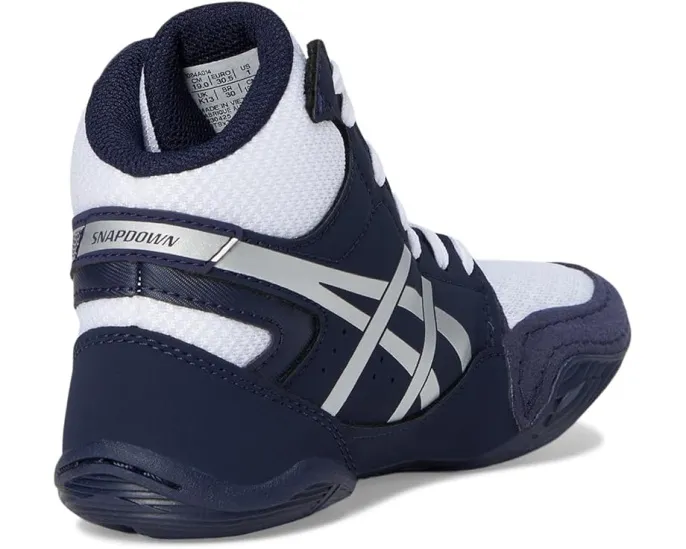 Борцовки Snapdown 4 для школьников с высоким верхом и усиленной подошвой ASICS Kids