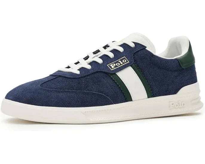 Кроссовки Polo Ralph Lauren Heritage Aera из замши с винтажным силуэтом