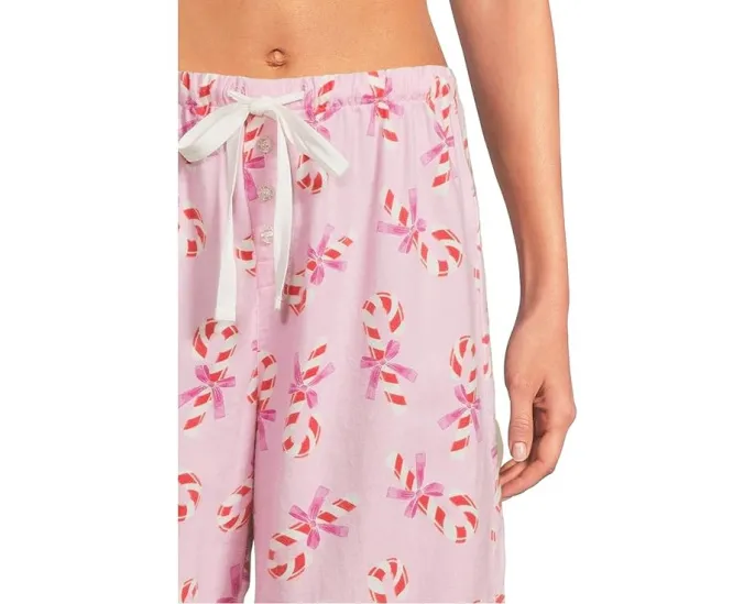 Пижамные брюки P.J. Salvage Flannel с рисунком собак и эластичным поясом