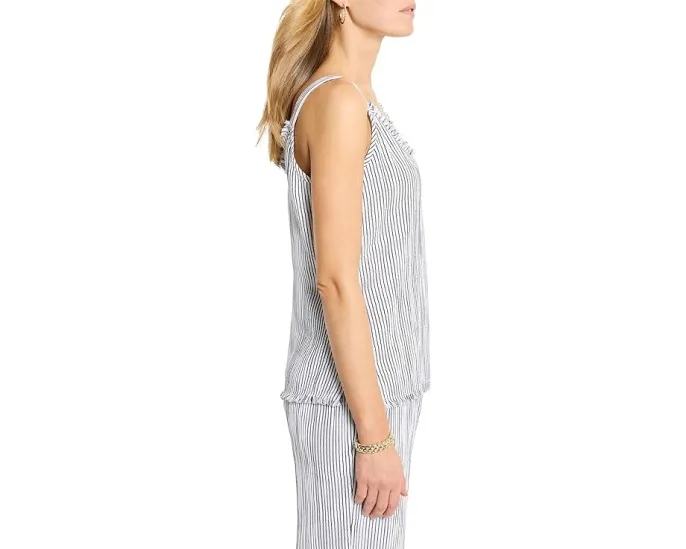 Топ NIC+ZOE Petite Pin Stripe Gauze Tank в полоску