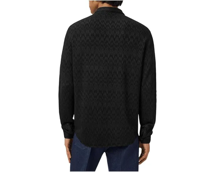 Рубашка John Varvatos Redmond с воротником и длинными рукавами