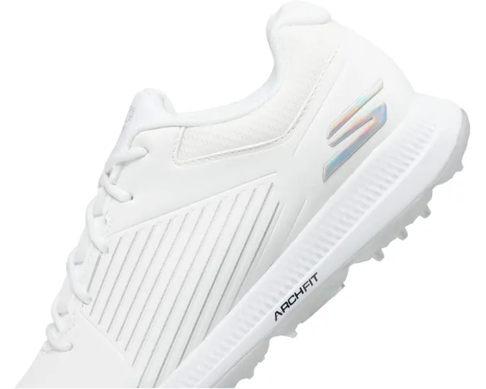 Skechers кроссовки для гольфа Go Golf Elite 5-GF белые с серебром