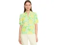 Вязаный топ Bingley с воротником и пышными рукавами Lilly Pulitzer