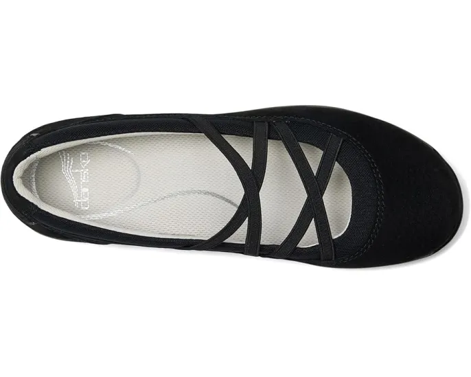 Мокасины Dansko Harper из замши с эластичными ремешками