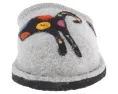 Тапочки Haflinger Sassy из вареной шерсти с аппликацией котенка