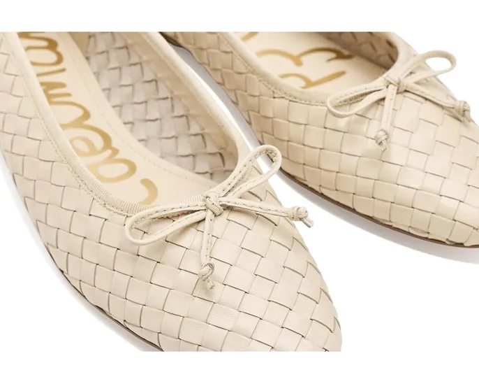 Балетки Sam Edelman Ruthie с плетеной кожей и квадратным носком
