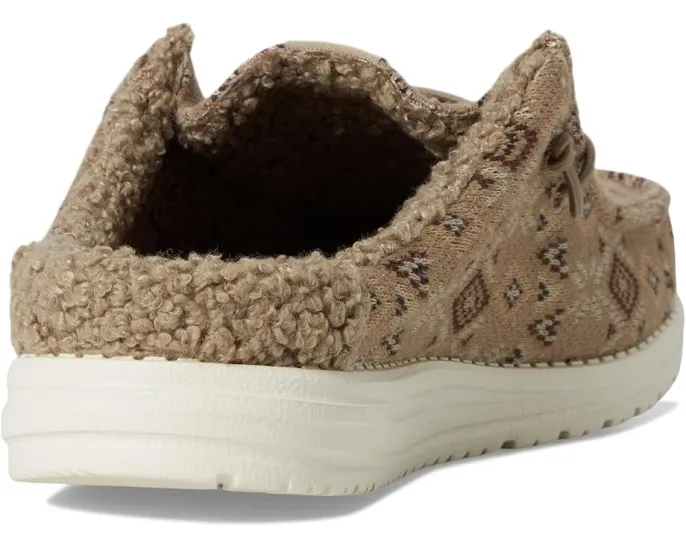 Hey Dude Wally Slip Sweater слипоны с флисовой подкладкой для холодной погоды