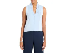 NIC+ZOE Petite Ruffled Around топ с рюшами по горловине